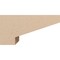 Ekena Millwork 7"W x 14"D x 7"H Wide Clemmons Rough Cedar Woodgrain TimberThane Corbel, Primed Tan CORUR07X14X07CLERCPR - alternate 4